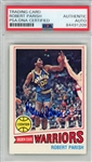 1978 Topps Robert Parish Signed Rookie Card PSA 